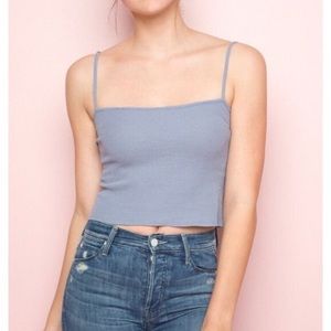 John Galt Light blue Faye tank top